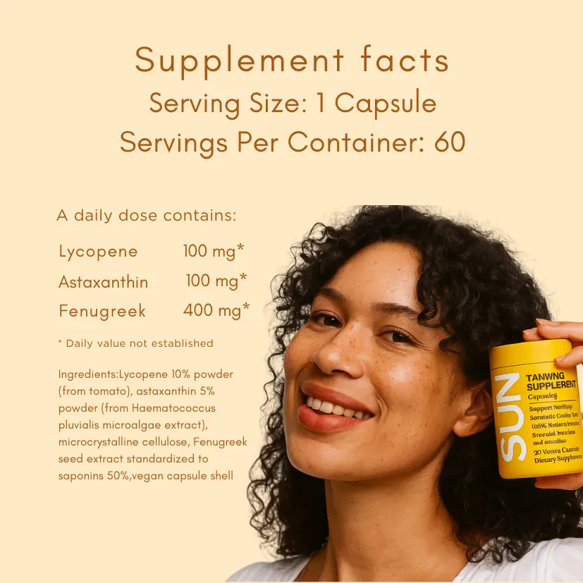 SUN – Carotenoid Tanning Blend for a Natural Glow