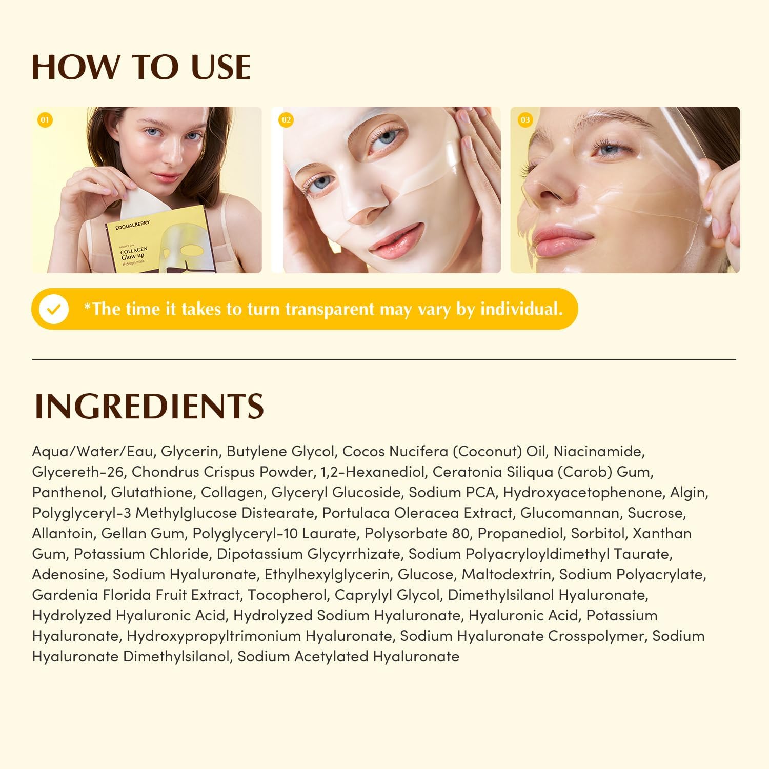 RADIANCE GLOW Face Mask