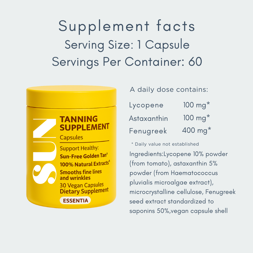 SUN – Carotenoid Tanning Blend for a Natural Glow